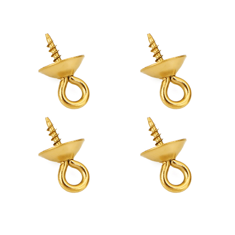 20pcs Stainless Steel Pearl Pe - Jewelry Making With Beads ulasan dan harga