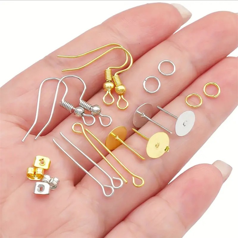 1 Set Box Ear Hook Single Loop - Jewelry Making Organizer Box ulasan dan harga